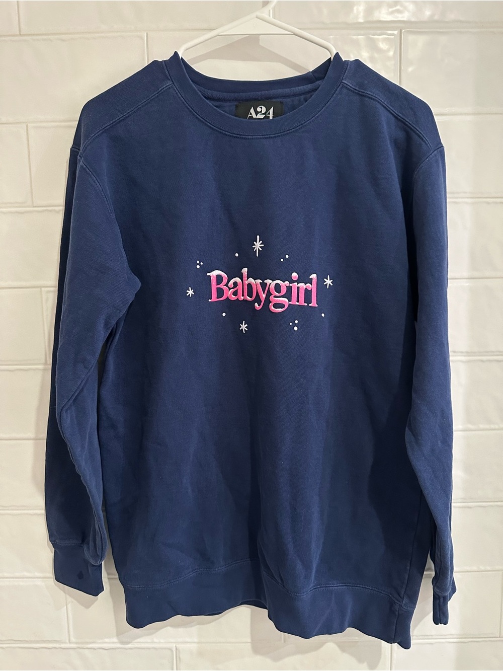 A24 Babygirl Sweater Adult Small Crewneck Pullover Limited Edition Nicole Kidman